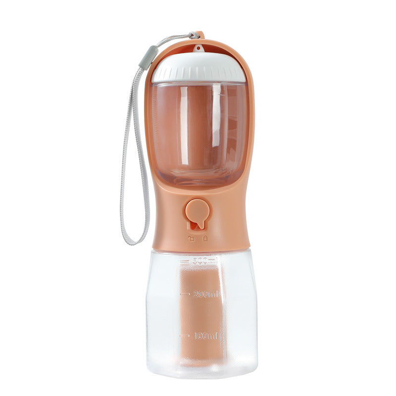 Dog Water Cup Drinking Food Garbage Bag Three-in-one Portable Pet Cups