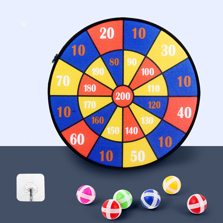 Kids Dart Board with Sticky Balls numbers