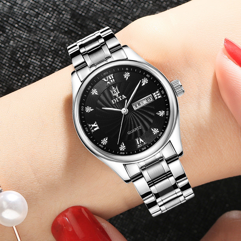 New Couple Models Men's and Women's Watch Waterproof