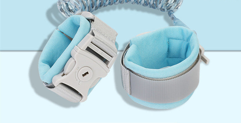 Anti Lost Wrist Link Add Key Lock Toddler Leash Baby Walker Safety Belt Wristband