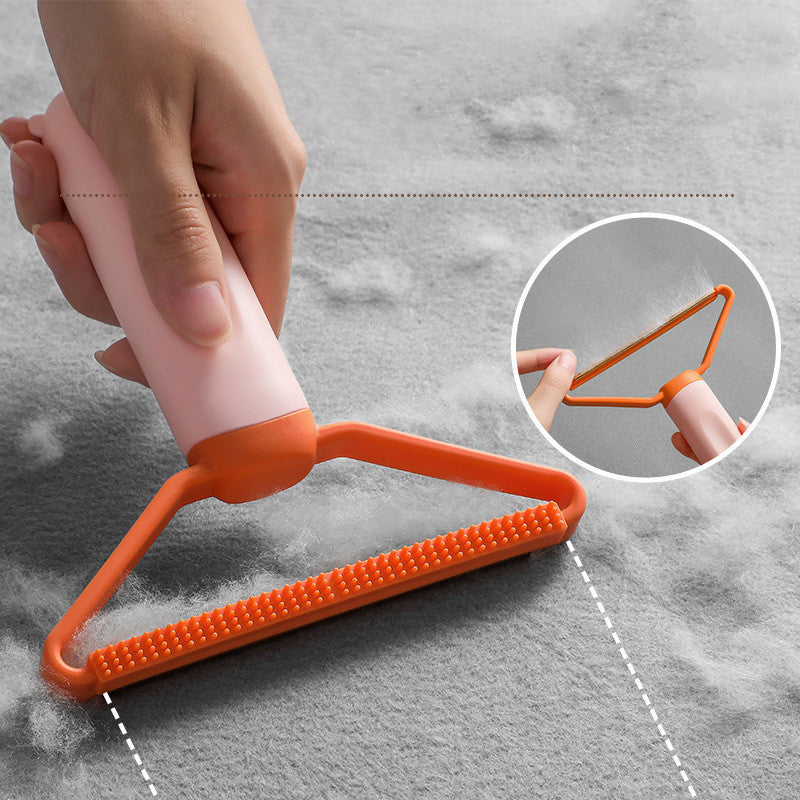 Pet Cat Dog Hair Remover Comb Double-sided Sofa Clothes Shaver Lint Rollers For Cleaning