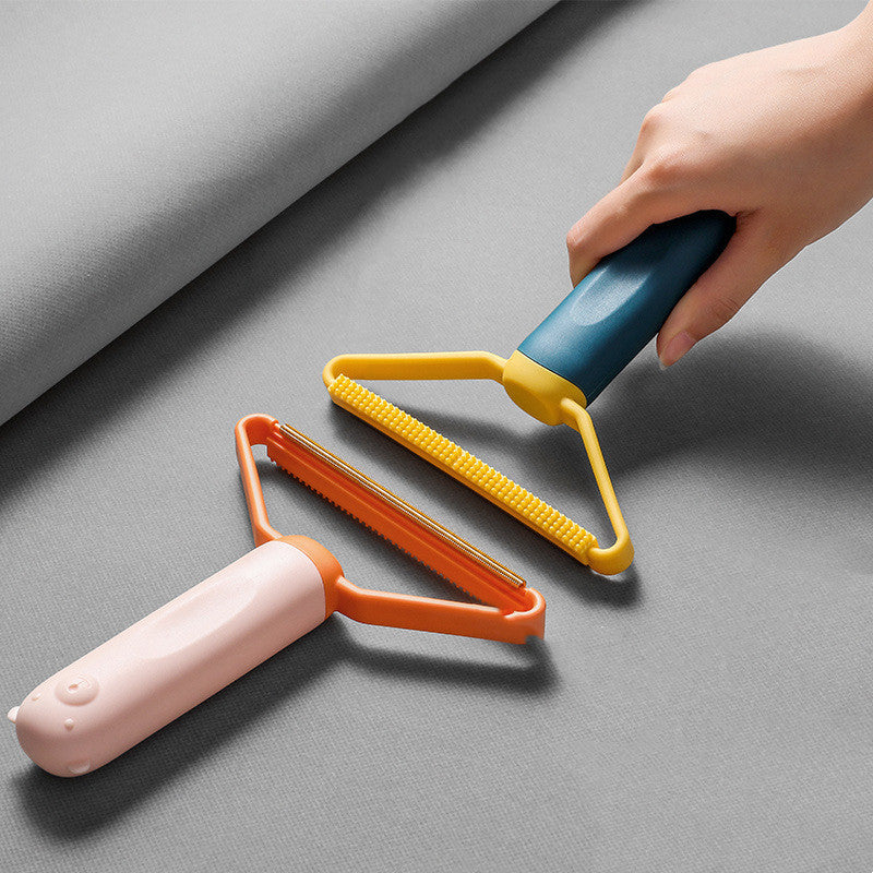 Pet Cat Dog Hair Remover Comb Double-sided Sofa Clothes Shaver Lint Rollers For Cleaning
