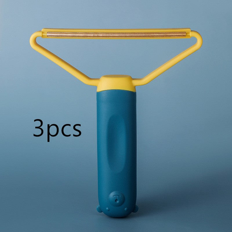 Pet Cat Dog Hair Remover Comb Double-sided Sofa Clothes Shaver Lint Rollers For Cleaning