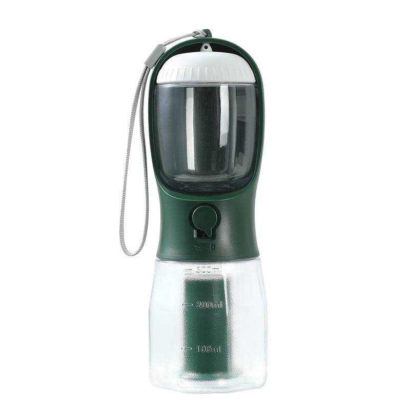 Dog Water Cup Drinking Food Garbage Bag Three-in-one Portable Pet Cups