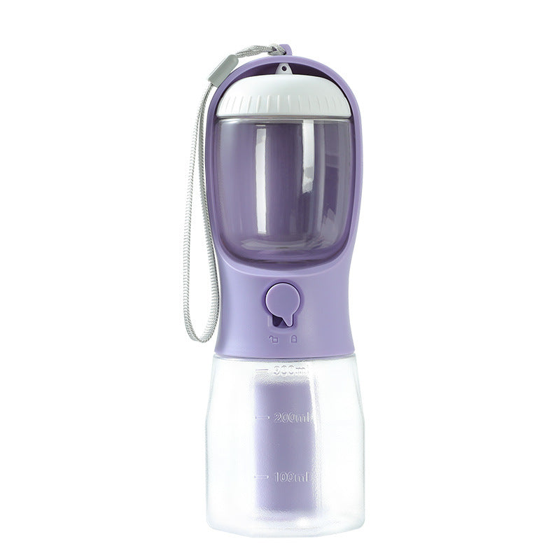 Dog Water Cup Drinking Food Garbage Bag Three-in-one Portable Pet Cups