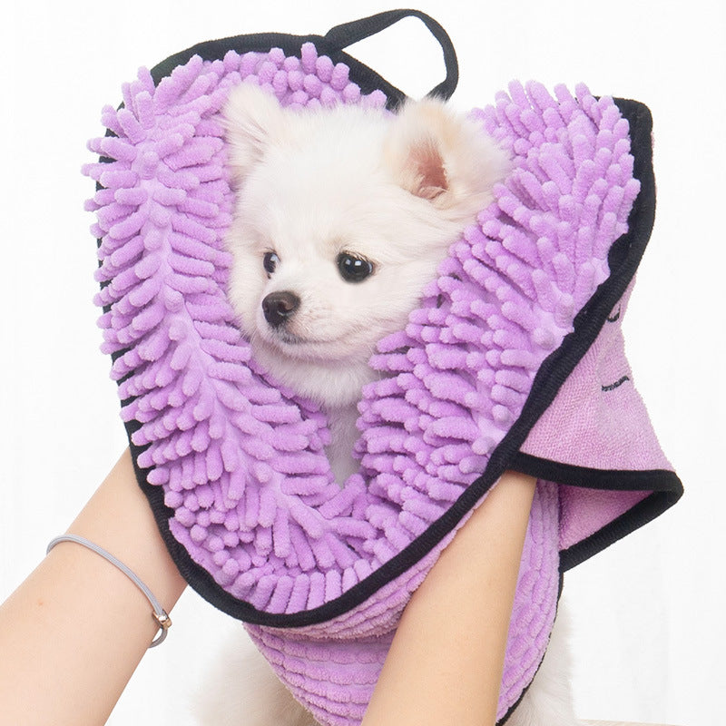 Dogs Cats Towels Super Absorbent Bathrobe Microfiber Quick-Drying