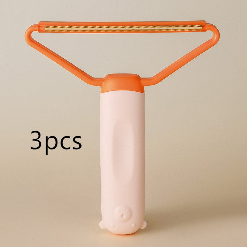 Pet Cat Dog Hair Remover Comb Double-sided Sofa Clothes Shaver Lint Rollers For Cleaning