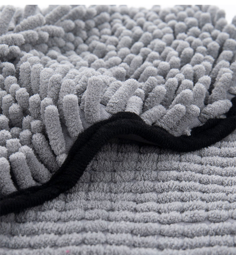 Dogs Cats Towels Super Absorbent Bathrobe Microfiber Quick-Drying