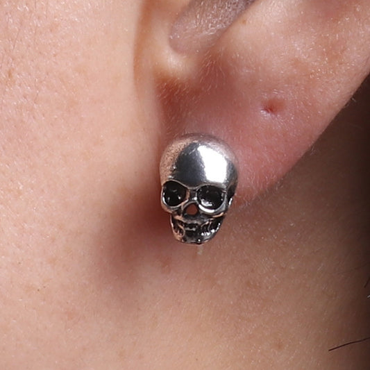 Halloween Jewelry Skull Eardrops Earrings in ear picture