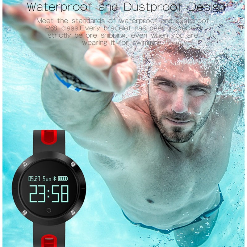 Bracelet fitness and hearing rate monitor Bluetooth tracker device