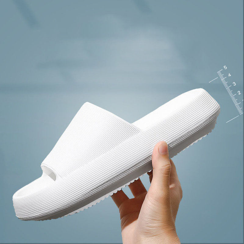 Summer Thick Bottom Stepping On Shit Slippers Soft Home Indoor Bathroom Slippers Men Home Women&EVA Sandals And Slippers Couple Men