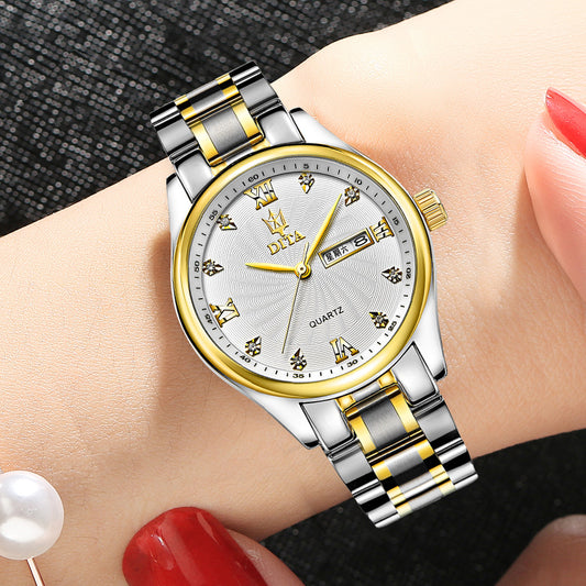 New Couple Models Men's and Women's Watch Waterproof