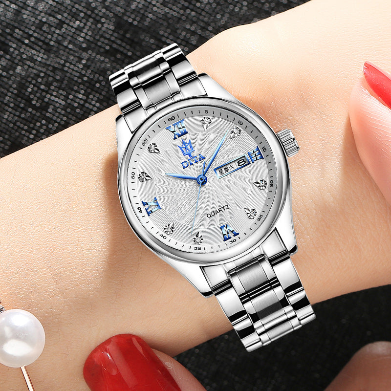 New Couple Models Men's and Women's Watch Waterproof