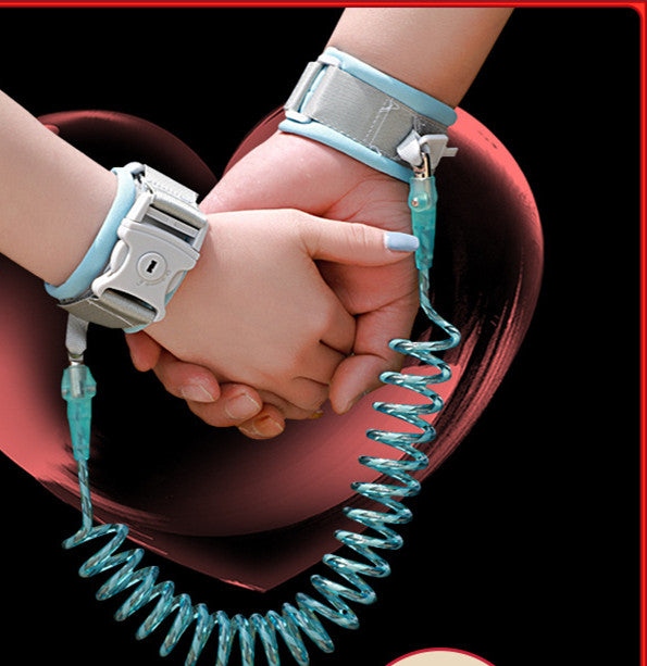 Anti Lost Wrist Link Add Key Lock Toddler Leash Baby Walker Safety Belt Wristband
