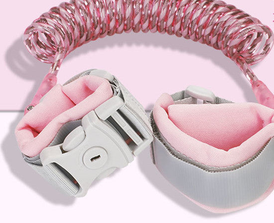 Anti Lost Wrist Link Add Key Lock Toddler Leash Baby Walker Safety Belt Wristband