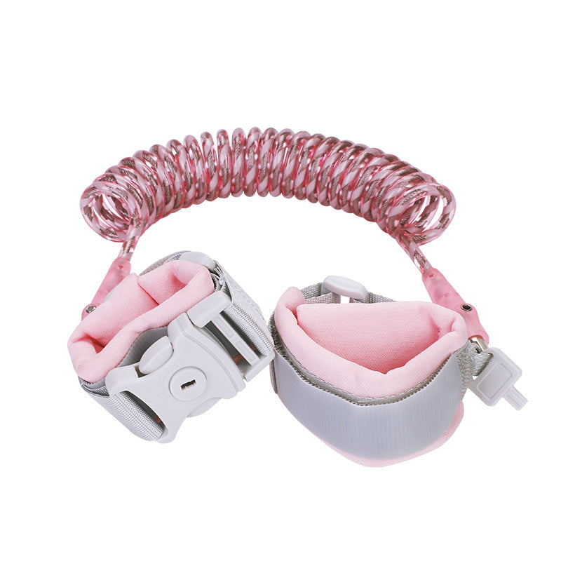 Anti Lost Wrist Link Add Key Lock Toddler Leash Baby Walker Safety Belt Wristband