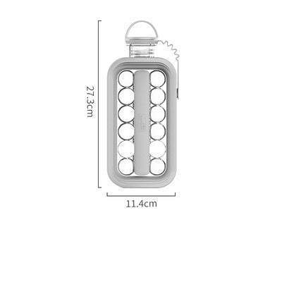 Ice Kettle Ice Ball Maker 2-In-1 Cold Water Bottle  Mold