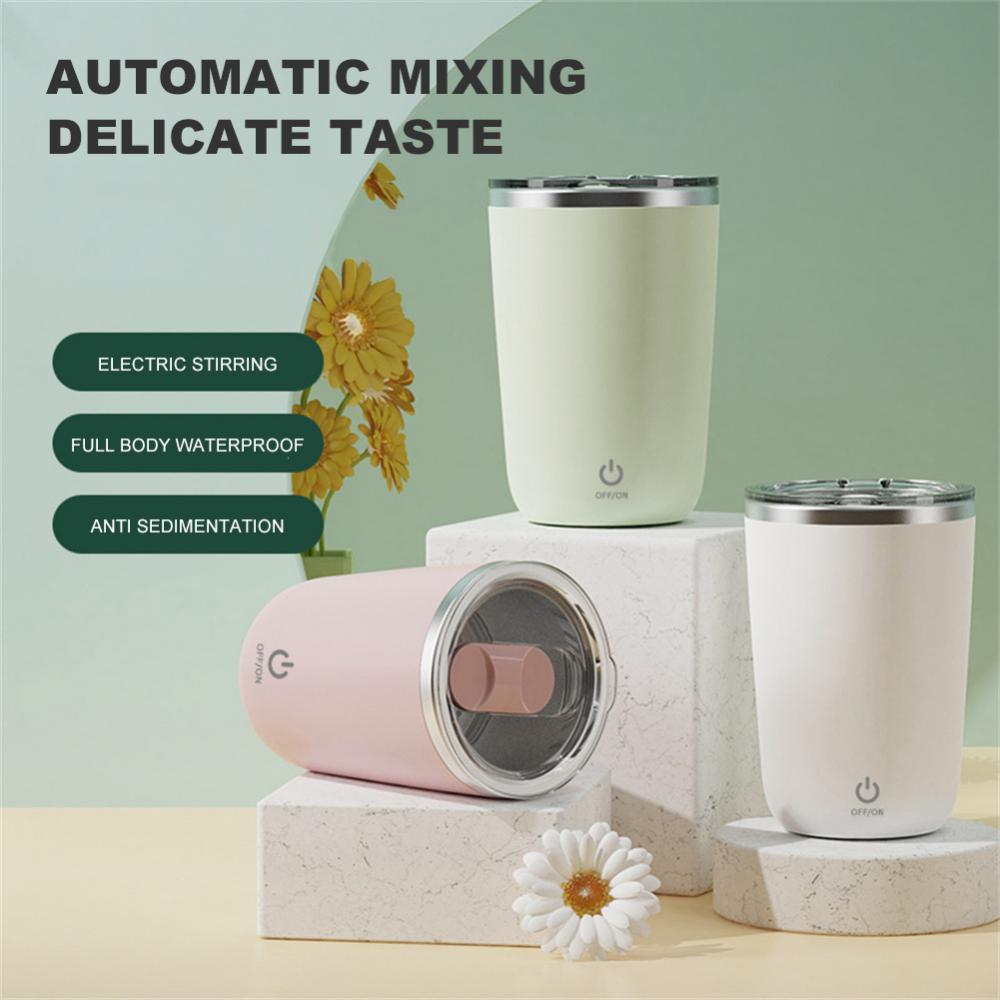 350ml Automatic Self Stirring Magnetic Mug Coffee Electric Stainless Steel