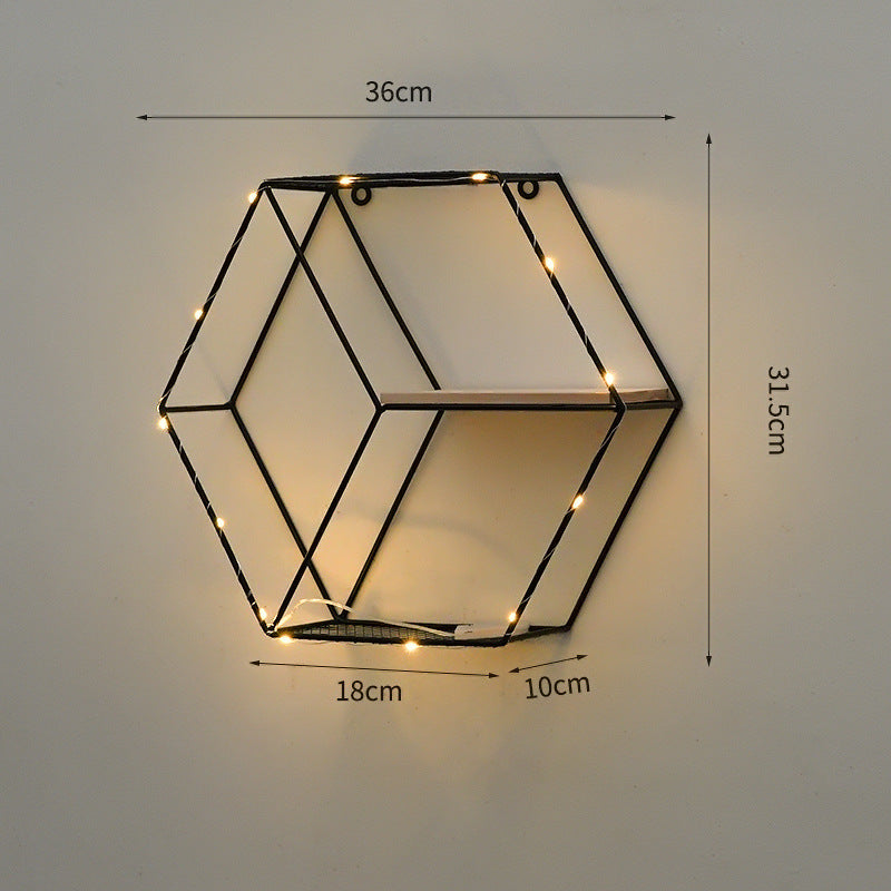 Modern Living Room Wall Decoration Shelf Wall Art