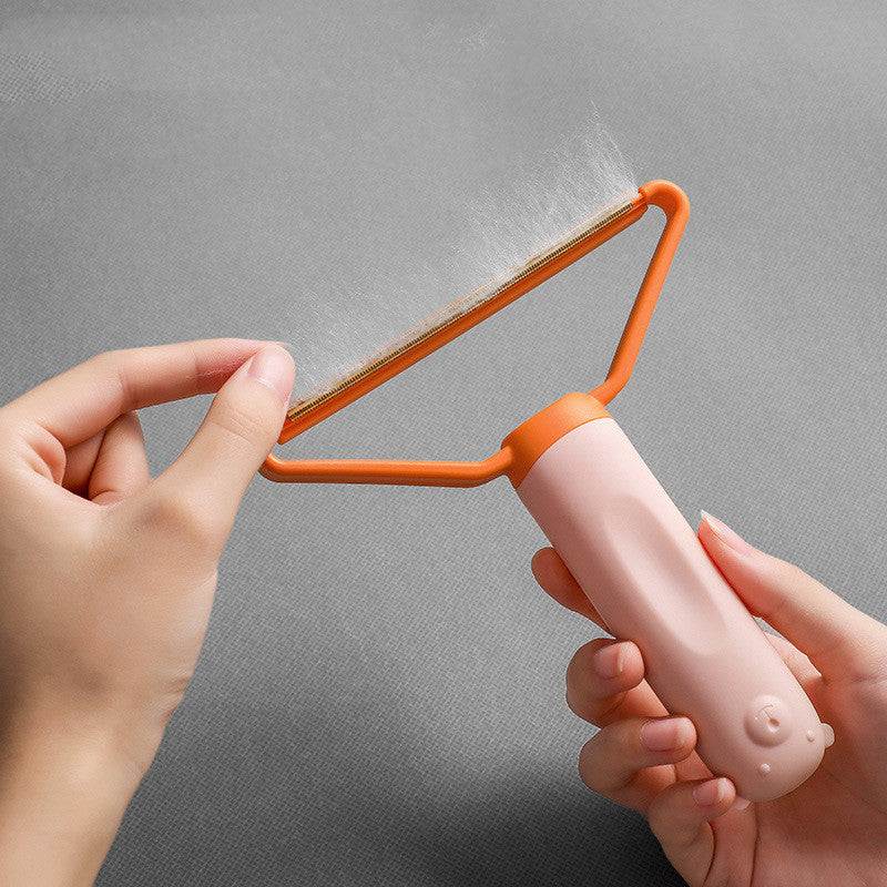 Pet Cat Dog Hair Remover Comb Double-sided Sofa Clothes Shaver Lint Rollers For Cleaning