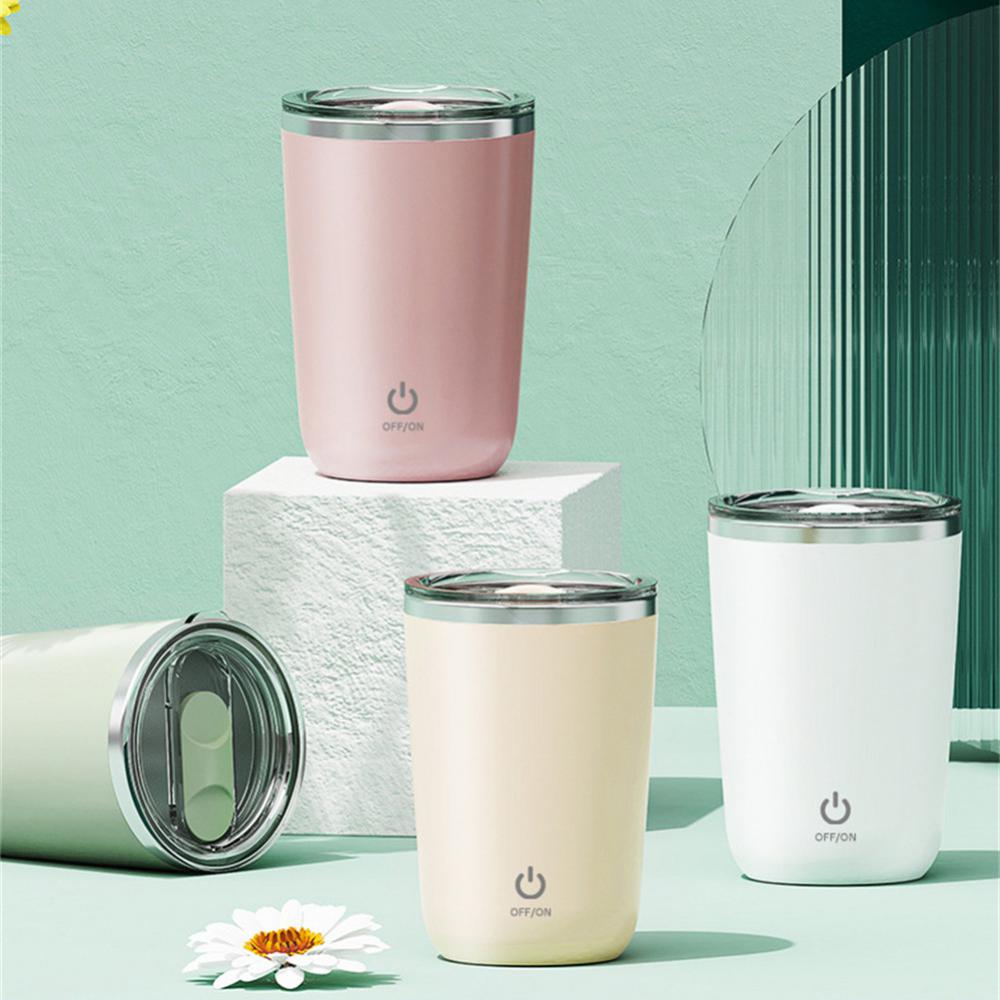 350ml Automatic Self Stirring Magnetic Mug Coffee Electric Stainless Steel
