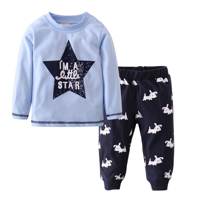 Long sleeve boy clothes suit