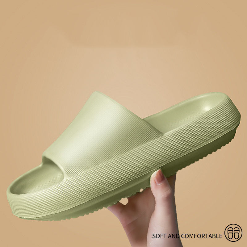 Summer Thick Bottom Stepping On Shit Slippers Soft Home Indoor Bathroom Slippers Men Home Women&EVA Sandals And Slippers Couple Men