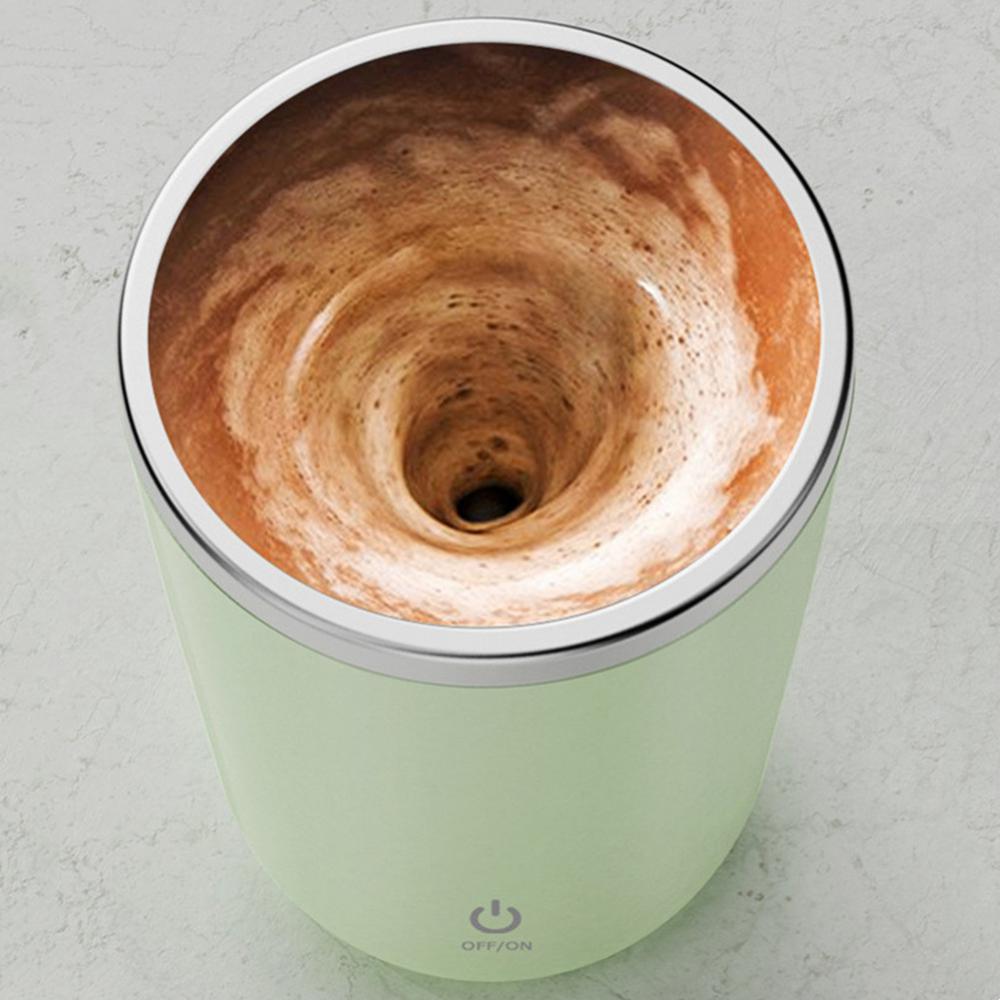 350ml Automatic Self Stirring Magnetic Mug Coffee Electric Stainless Steel