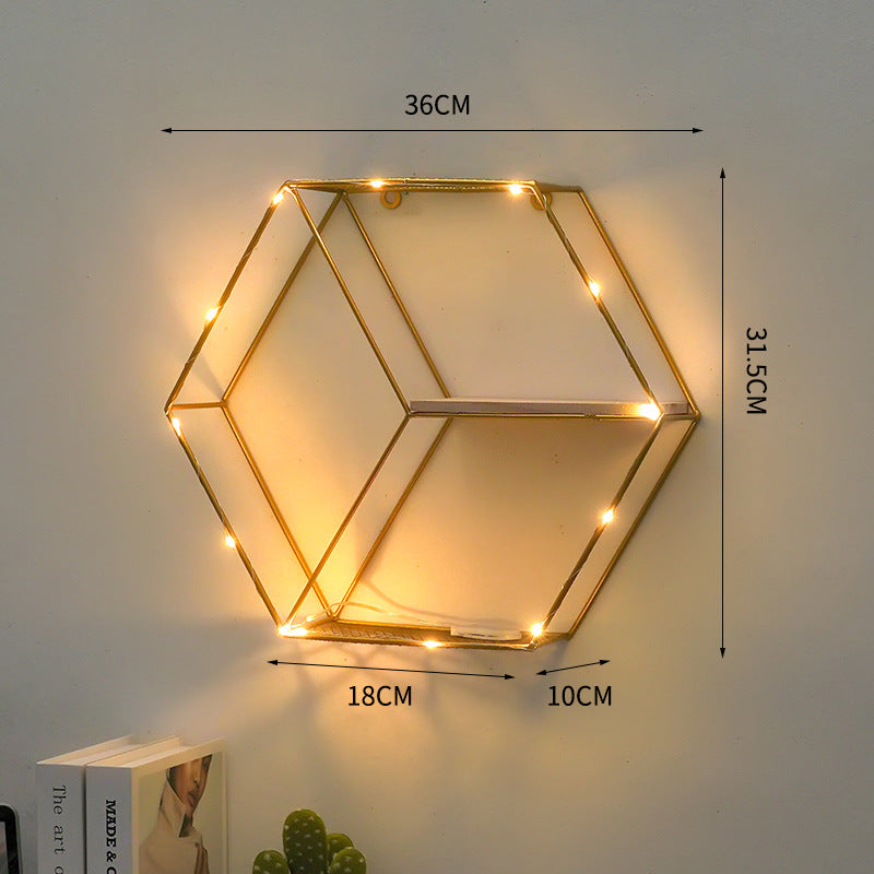 Modern Living Room Wall Decoration Shelf Wall Art