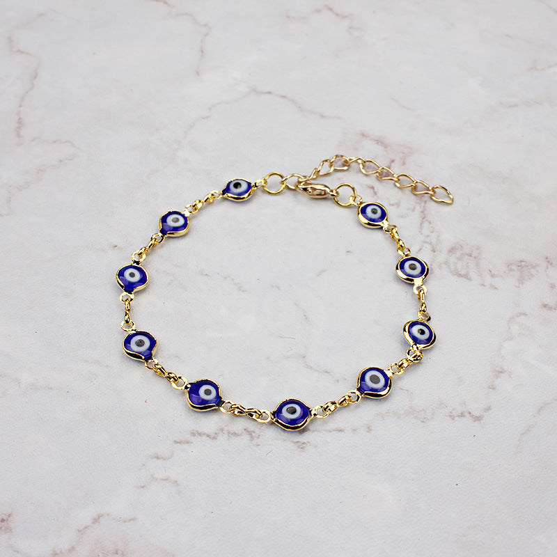 Bracelet Female European And American Evil Eye Bracelet Simple Student Blue Eye Jewelry