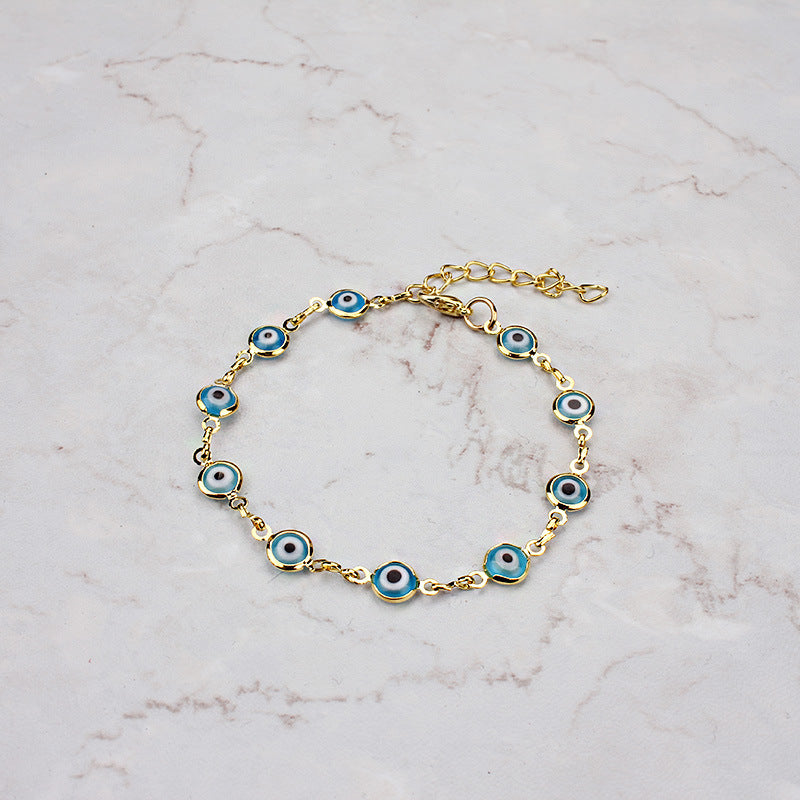 Bracelet Female European And American Evil Eye Bracelet Simple Student Blue Eye Jewelry