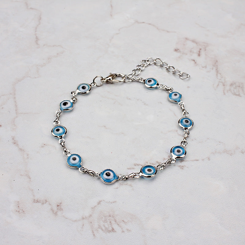 Bracelet Female European And American Evil Eye Bracelet Simple Student Blue Eye Jewelry