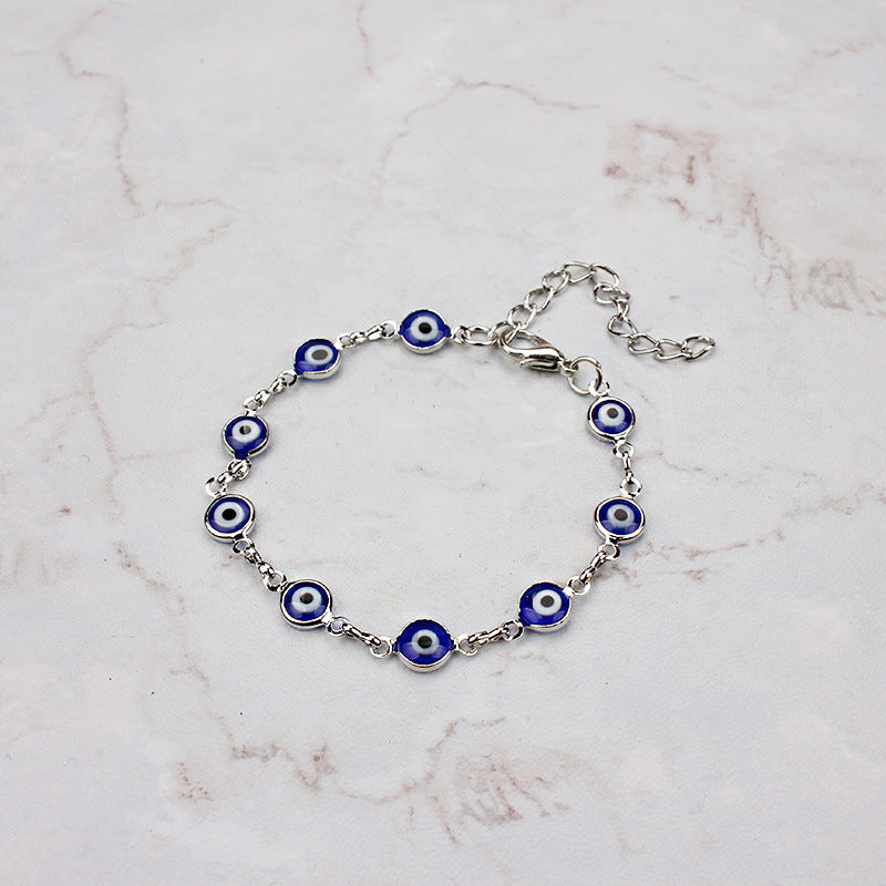 Bracelet Female European And American Evil Eye Bracelet Simple Student Blue Eye Jewelry