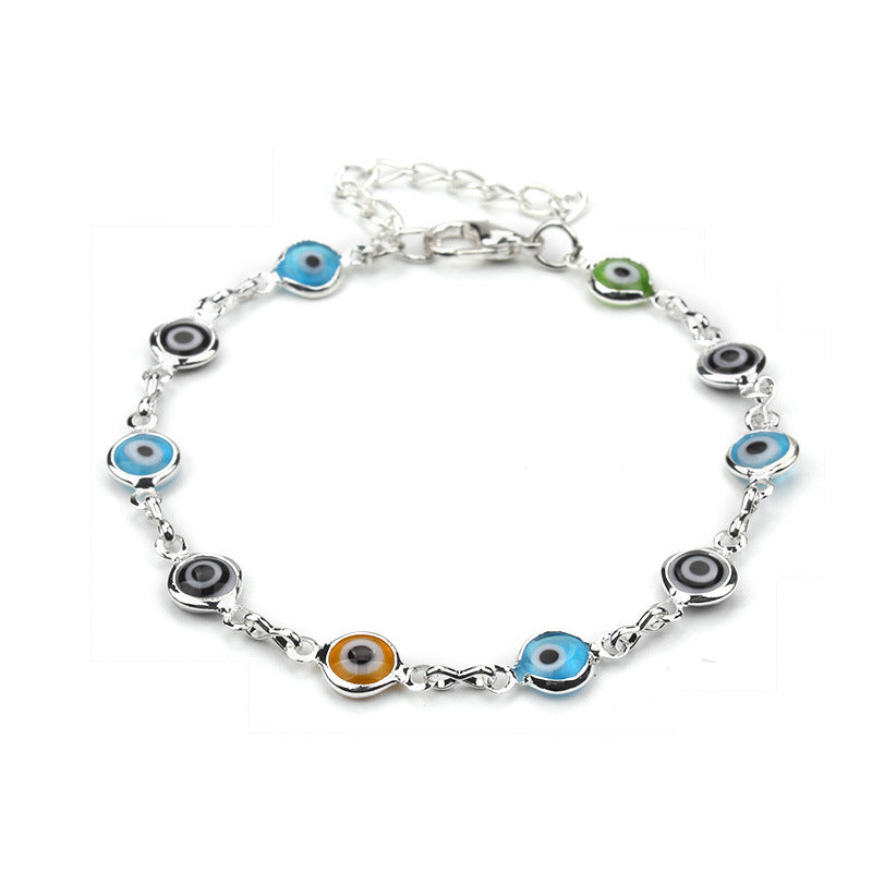 Bracelet Female European And American Evil Eye Bracelet Simple Student Blue Eye Jewelry
