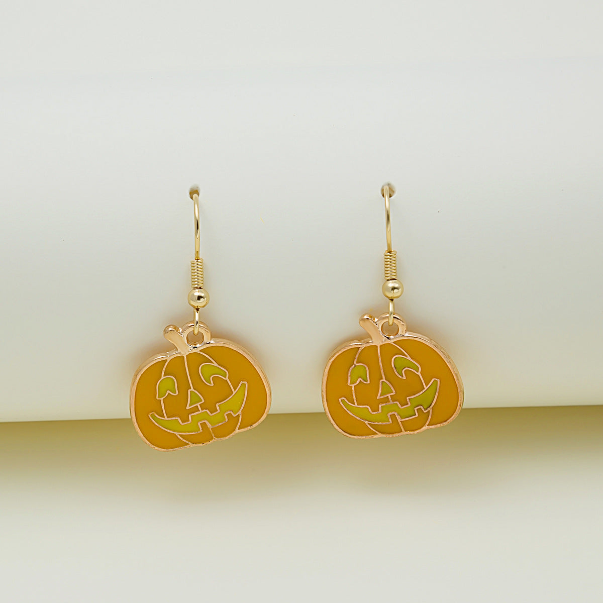 Halloween Earrings Cute Pumpkin Spooky Oil Drip Alloy Earrings Jewelry pumpkin style 2 picture