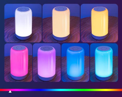 Night Light lamp Rechargeable RGB Atmosphere Light Bedroom