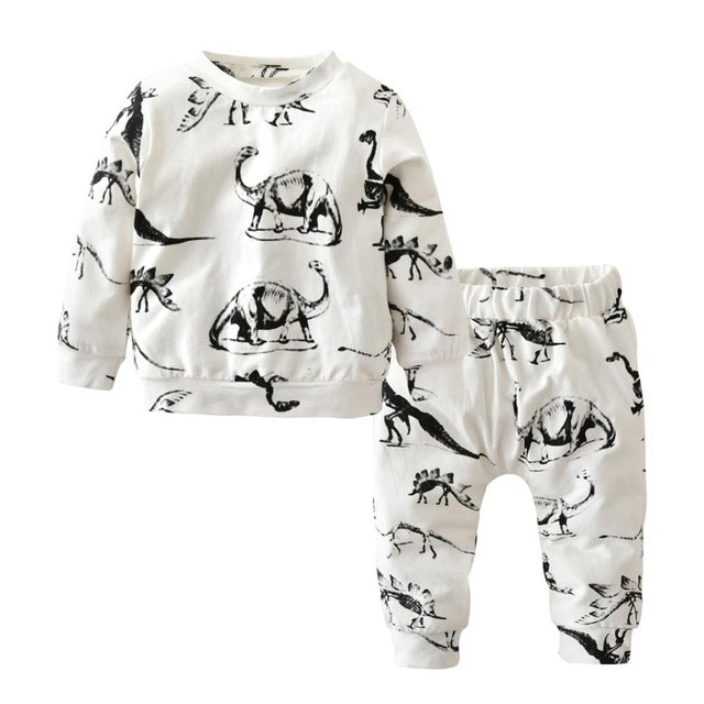 Long sleeve boy clothes suit