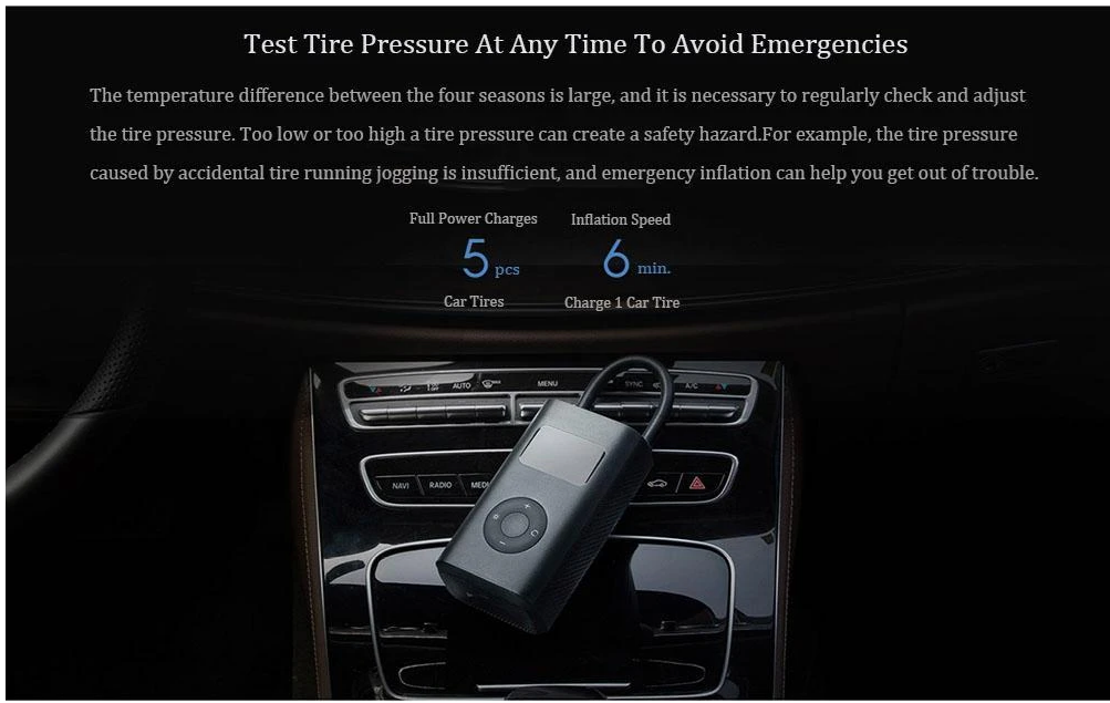 Emergency Digital Air pump