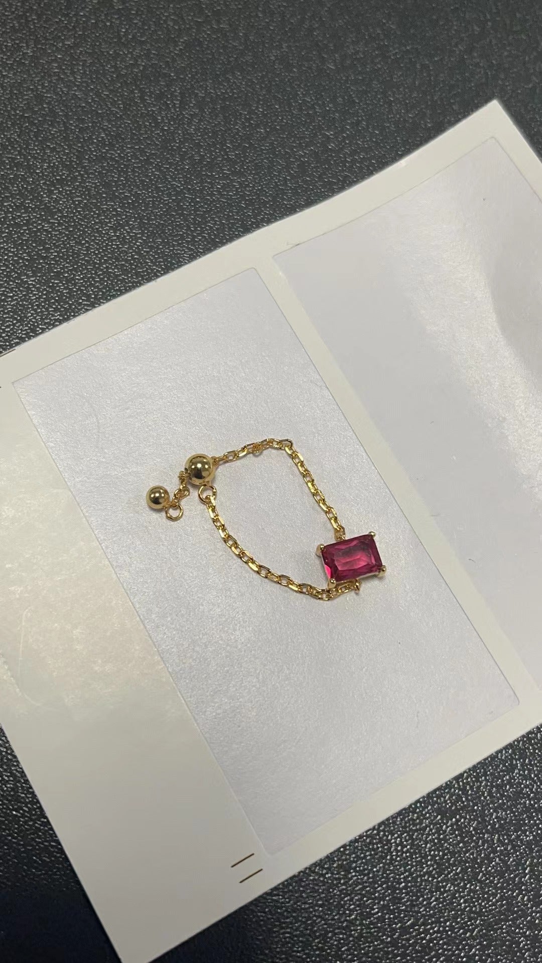 Creative Design  Finger Chain Adjustable Ring Chain
