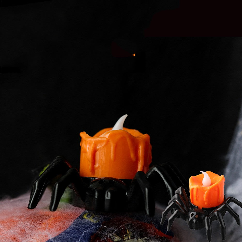 Halloween Festival Atmosphere Creative Spider Candlestick Ornaments