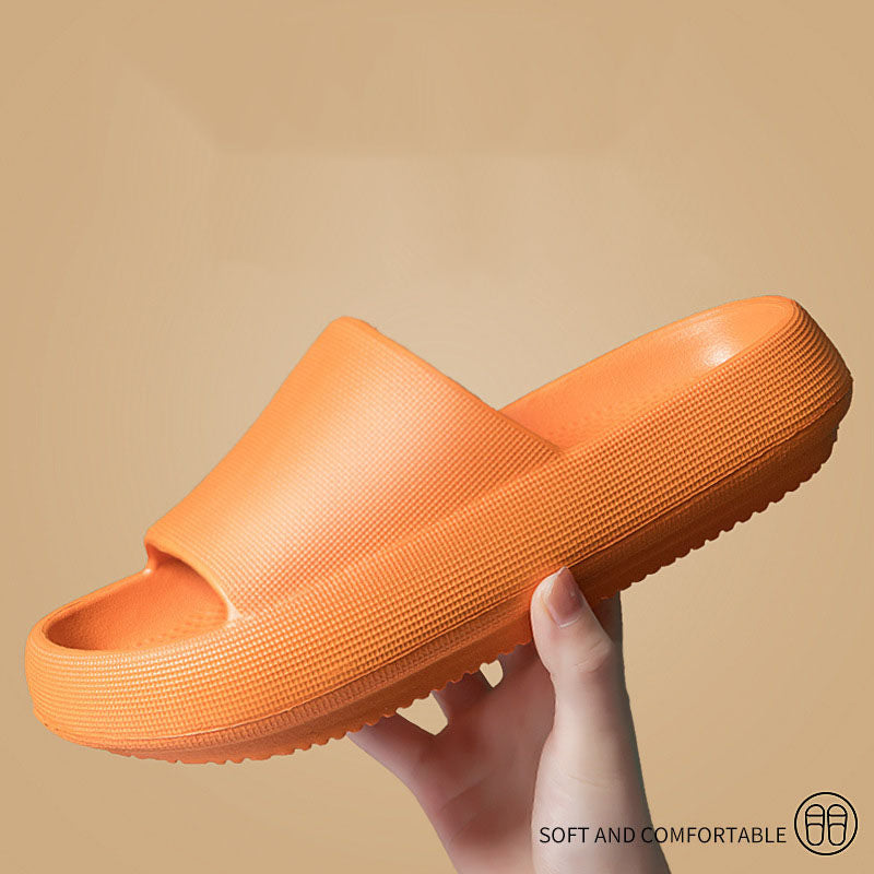 Summer Thick Bottom Stepping On Shit Slippers Soft Home Indoor Bathroom Slippers Men Home Women&EVA Sandals And Slippers Couple Men