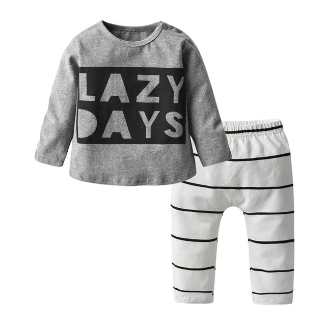 Long sleeve boy clothes suit