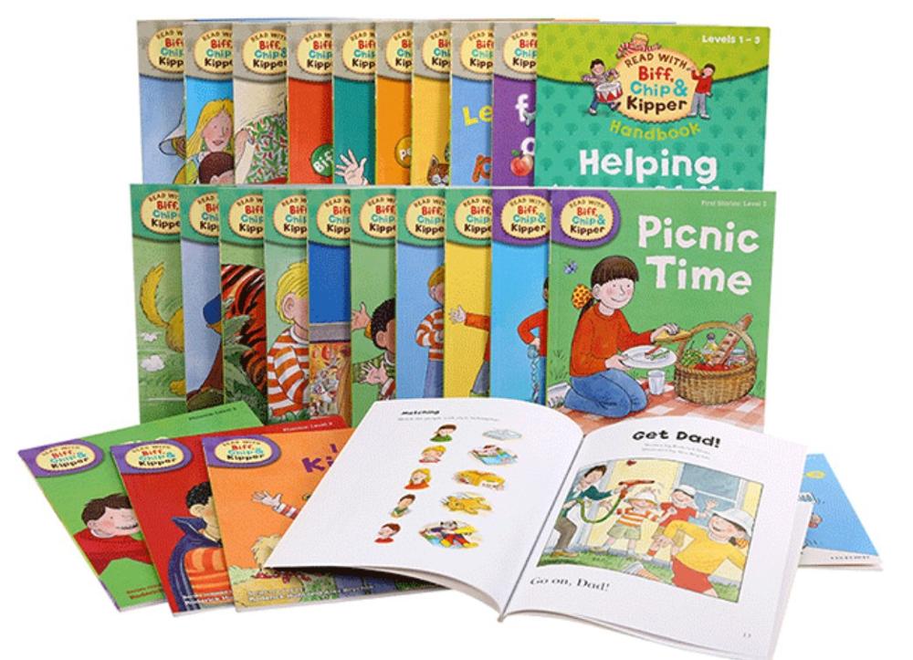 Oxford Reading Tree English Books Level 1-9 Picture Bed Story Sleeping Helping Learning For Kids Moms