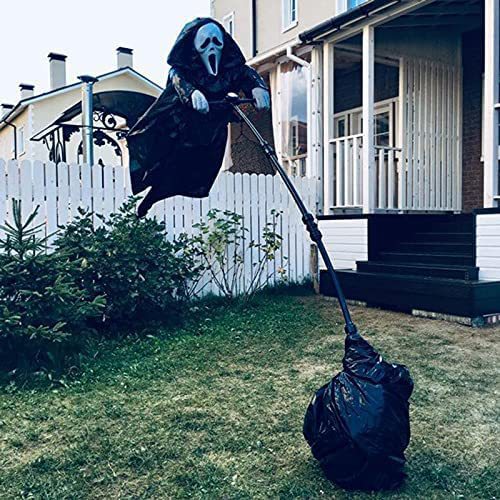 Halloween Decoration Tricky Props Skull Screaming Scarecrow Home Decor Garden Bird Repeller