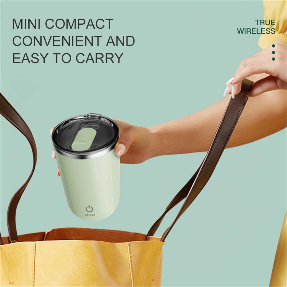 350ml Automatic Self Stirring Magnetic Mug Coffee Electric Stainless Steel