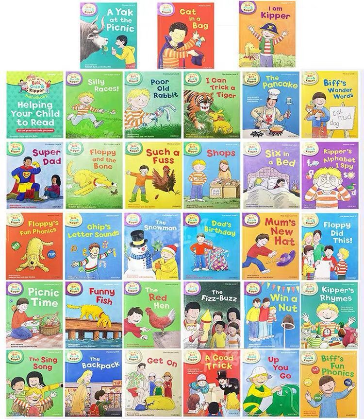 Oxford Reading Tree English Books Level 1-9 Picture Bed Story Sleeping Helping Learning For Kids Moms