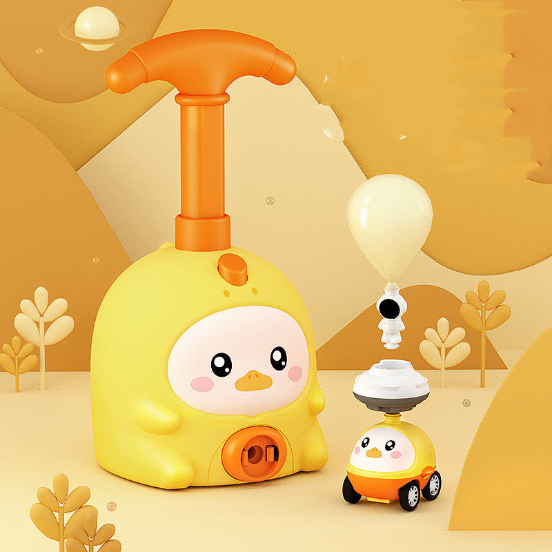 Balloon Car Toys For Babies Educational Air Power Tower Montessori For Children