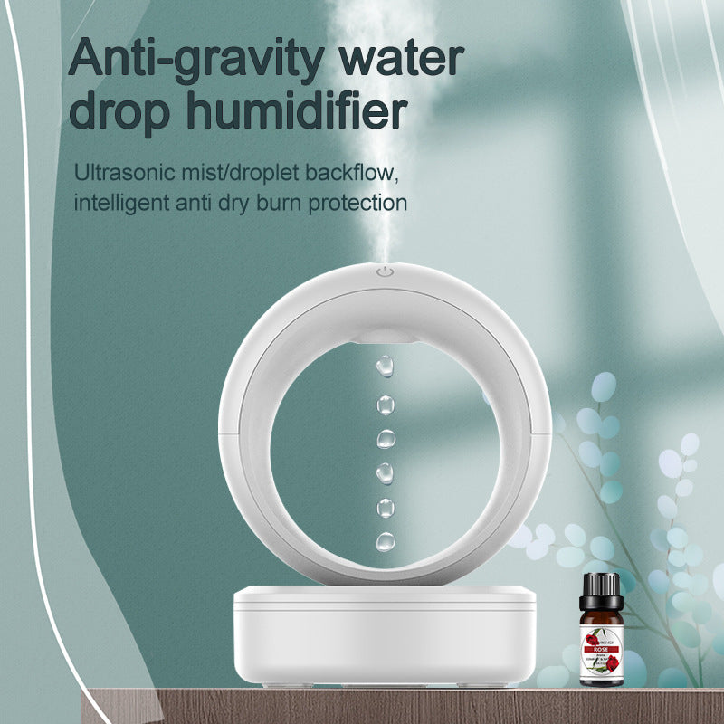 Anti-gravity Air Humidifier Mute Countercurrent Levitating Water Drops electric Fogger