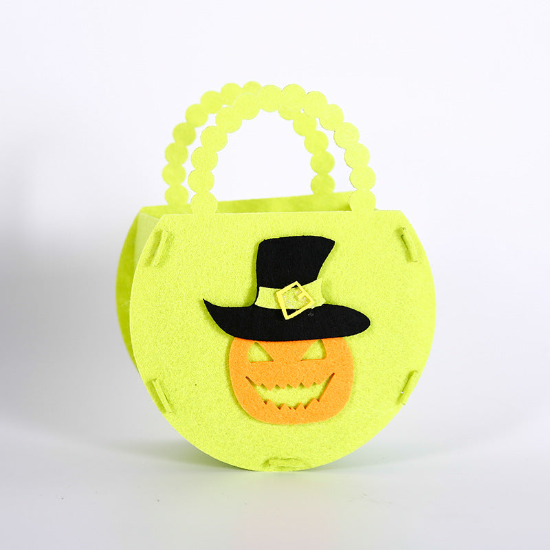 Halloween Pumpkin Trick Or Treat Candy DIY Handmade Gift Bag