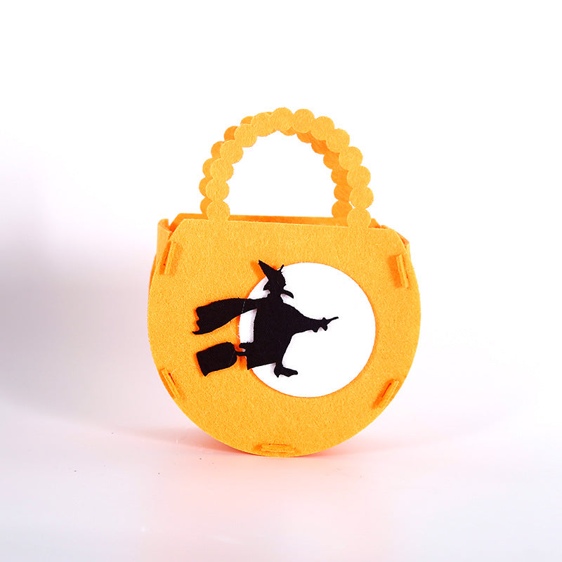 Halloween Pumpkin Trick Or Treat Candy DIY Handmade Gift Bag